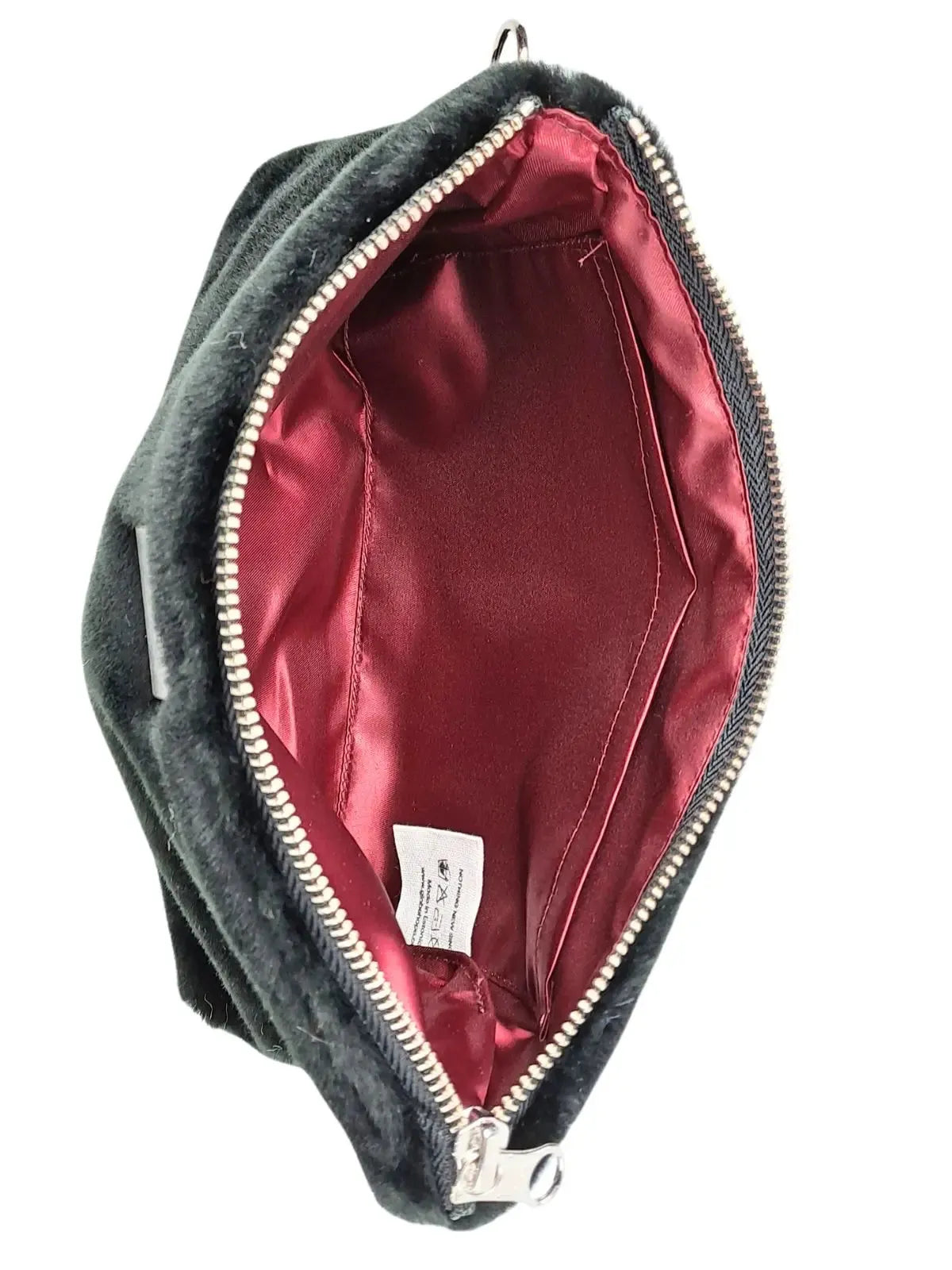 PILVI bag, black faux fur