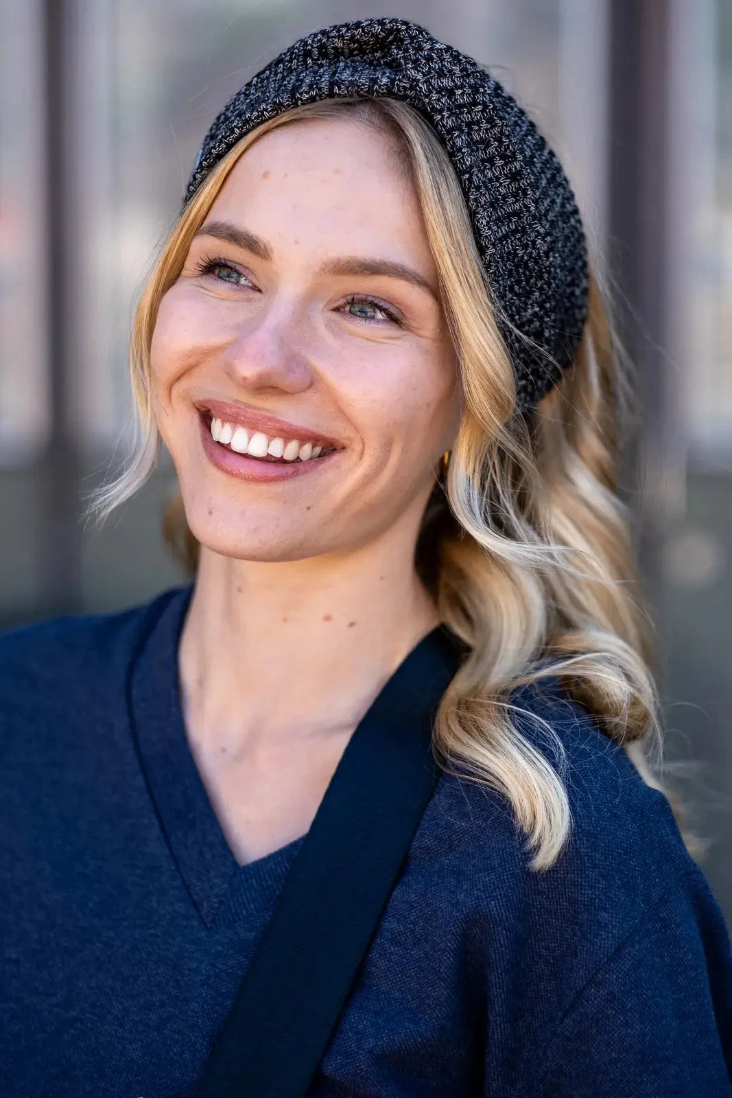 TUPAS headband, black-beige