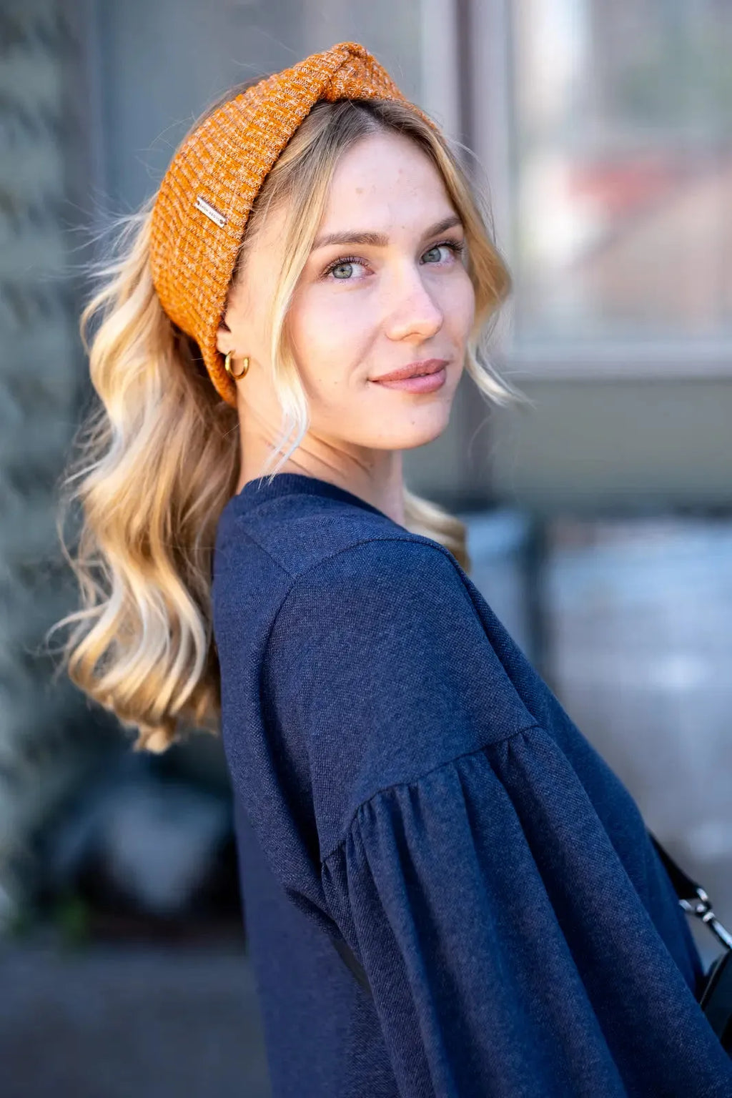 TUPAS headband, burnt orange