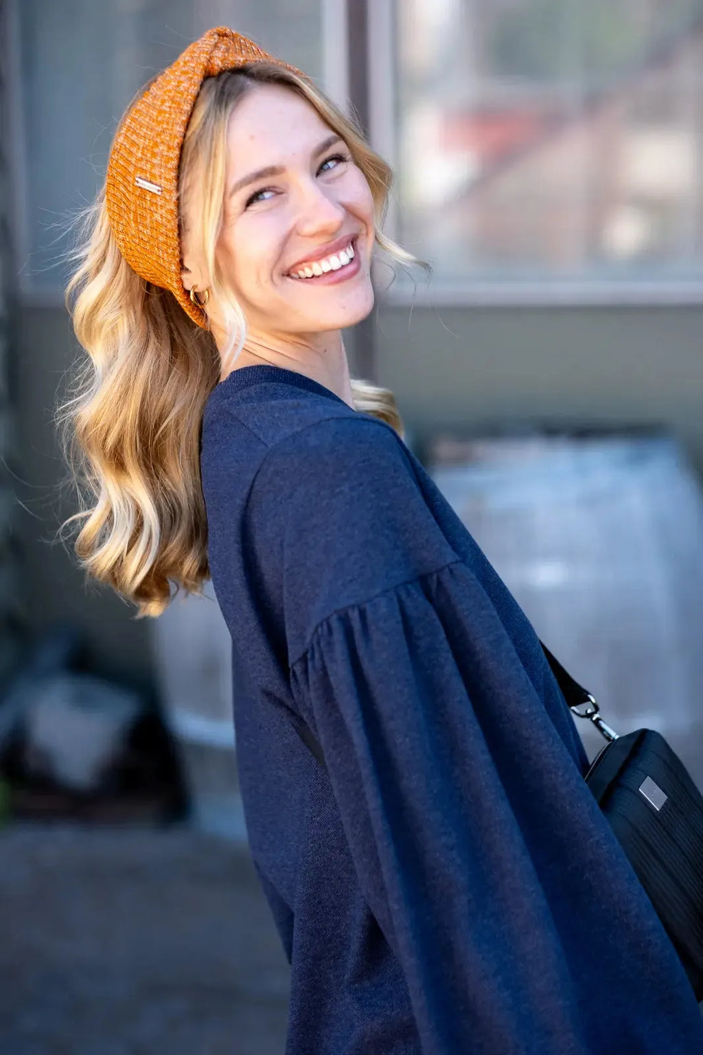 TUPAS headband, burnt orange