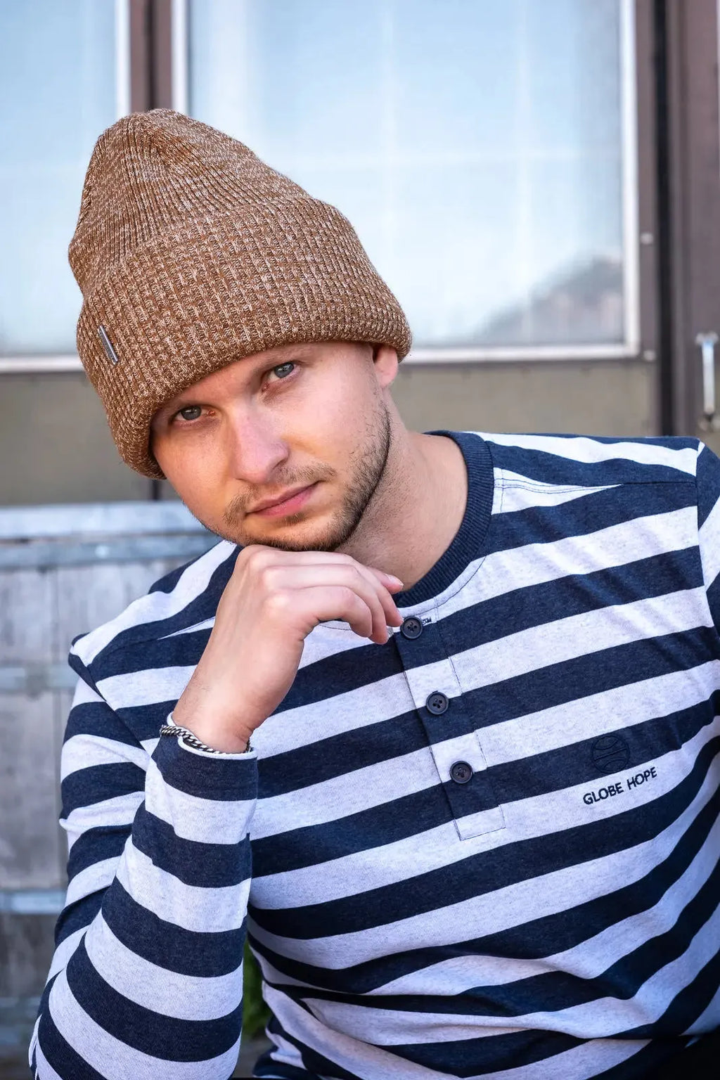 KINOS beanie, brown