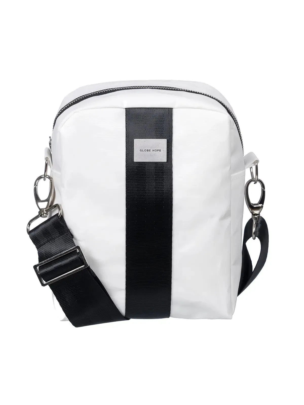 SOLEIL SAIL shoulder bag, black and white