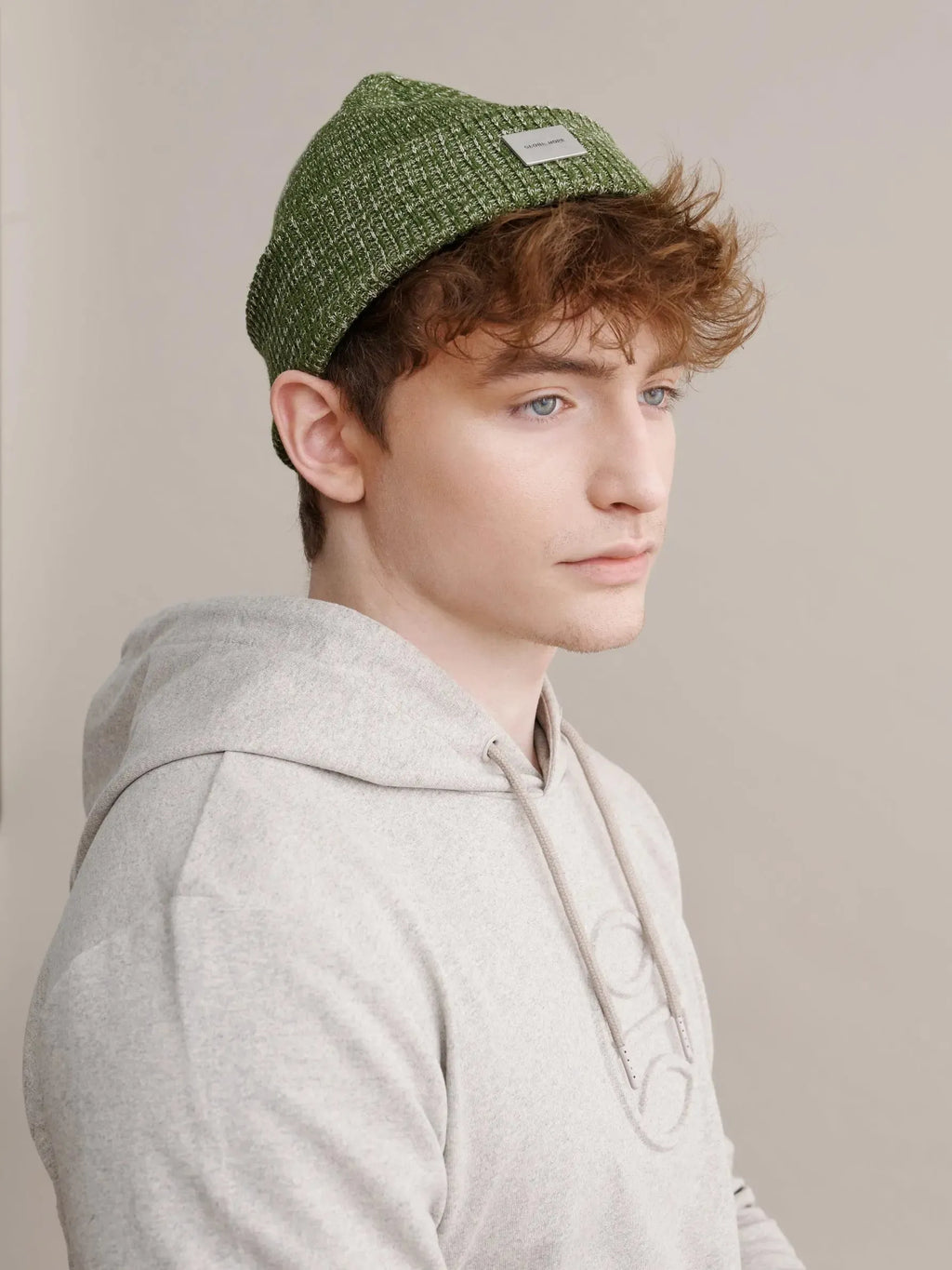 HANKI beanie, green melange