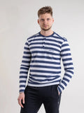KUNTTA shirt, navy with white stripes