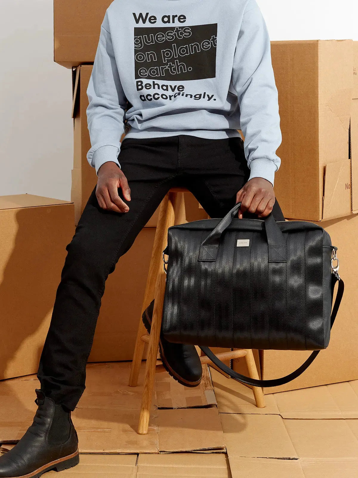 HYÖKY bag, black