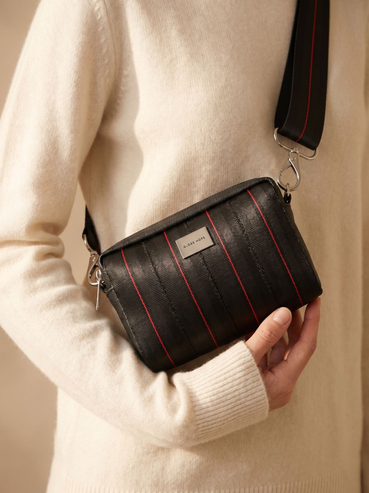 UTU bag, with red stripes