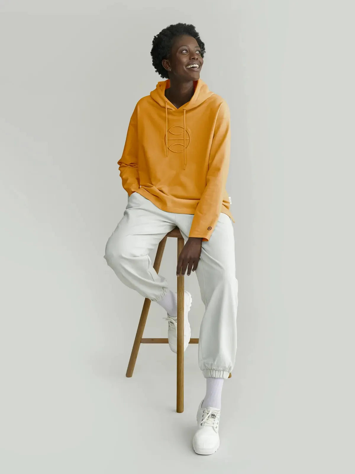 AURAISA hoodie, mango