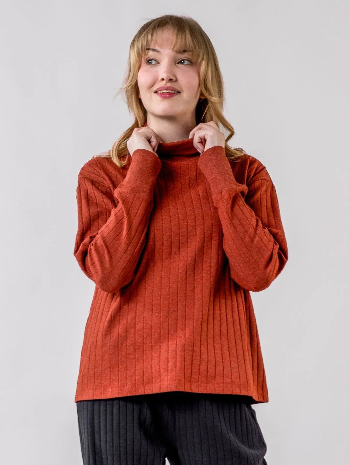 AALIS ribbon shirt, black
