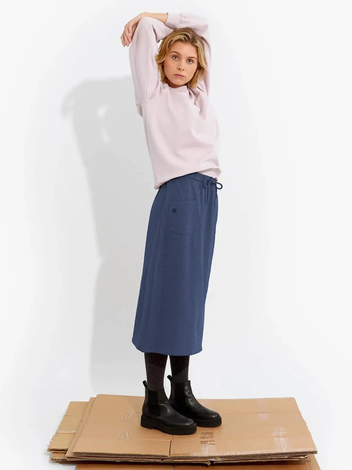 AUTTI skirt, navy blue