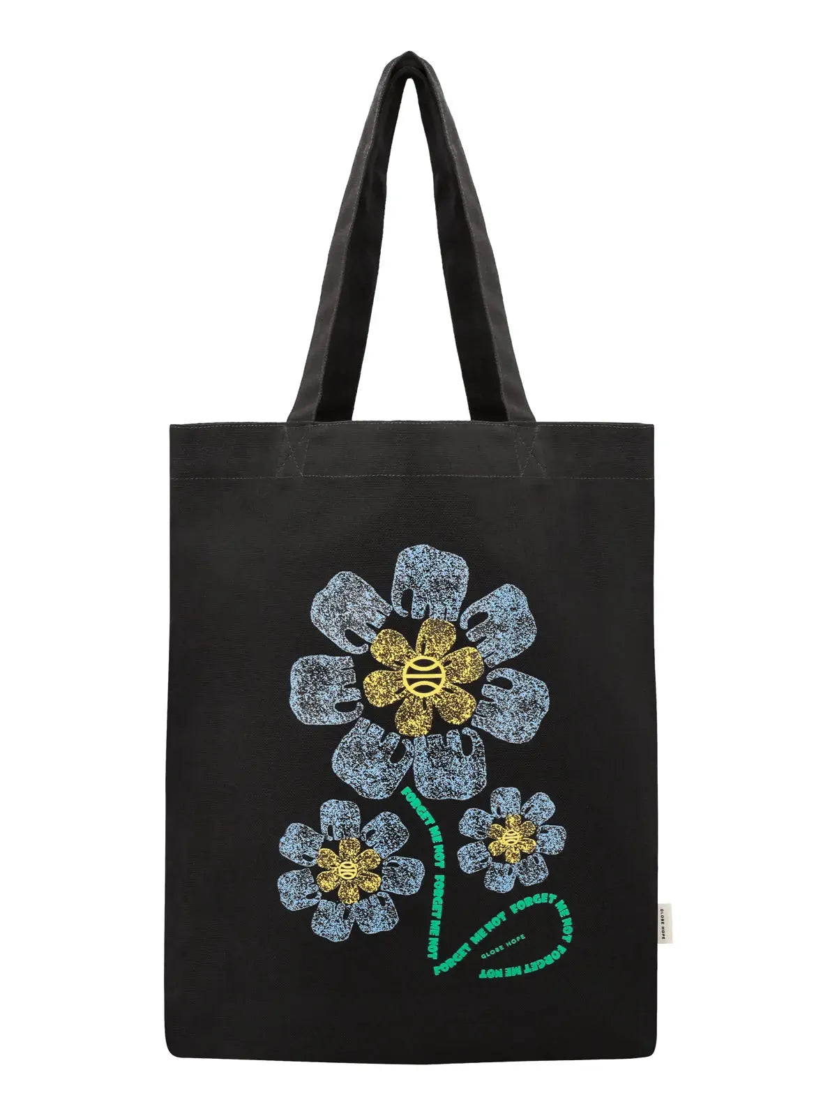 FORGET ME NOT tote bag