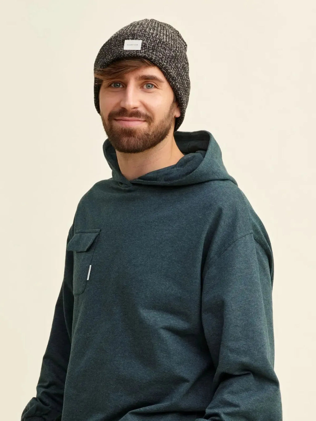 HANKI beanie, black melange
