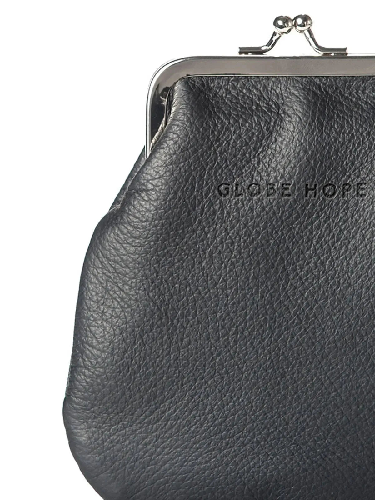 HELLE pouch, black leather