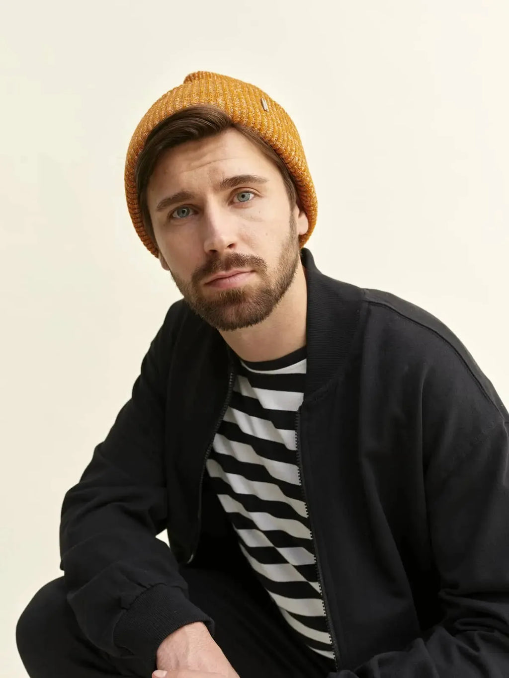 KINOS beanie, burnt orange