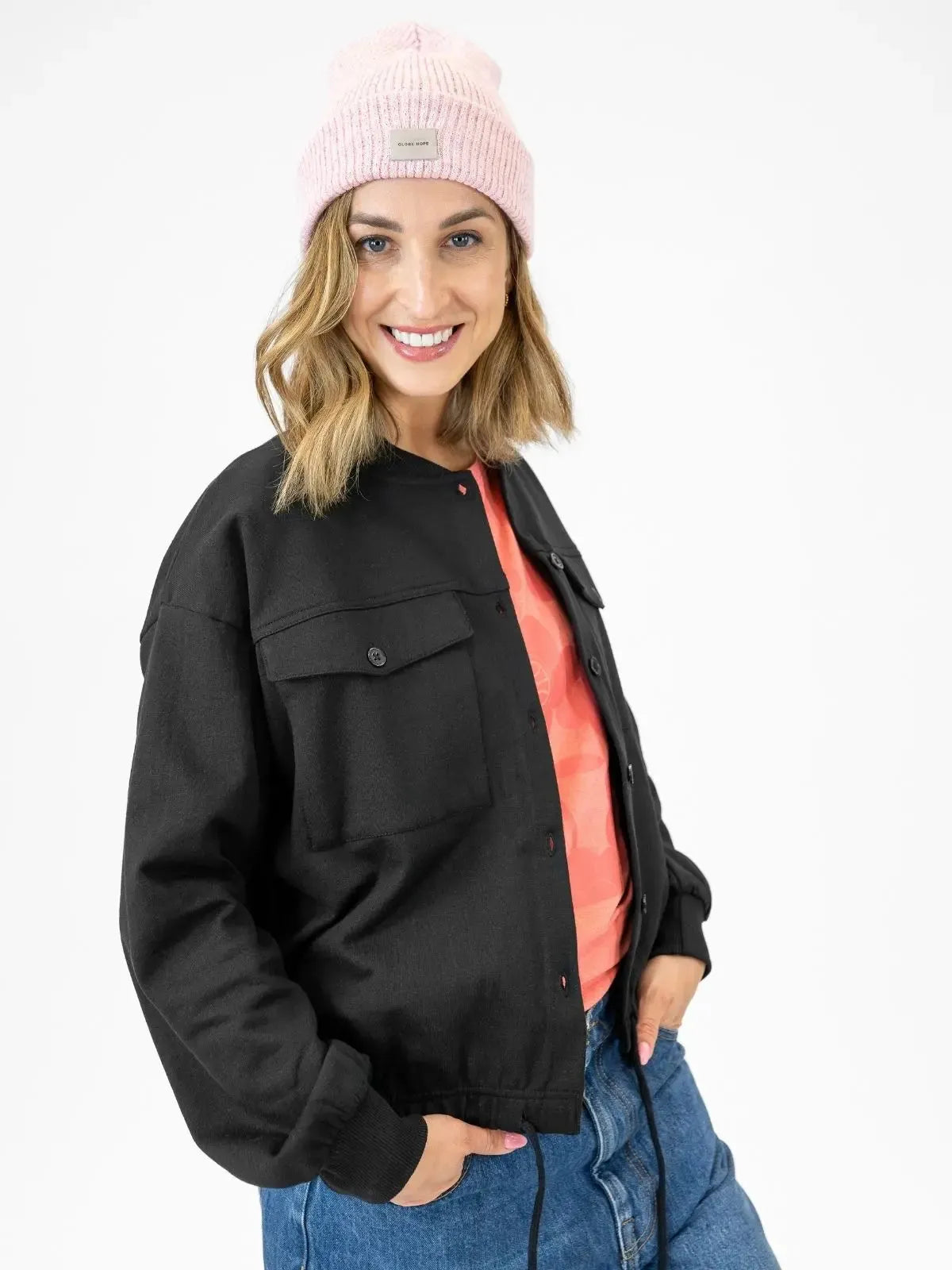 KOITERE college jacket, black