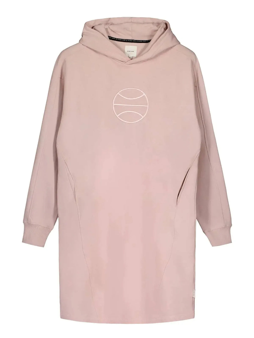 KUERLINKA hoodie dress, violet ice