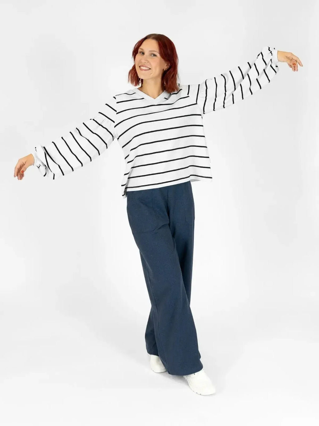 OULANKA pants, dark blue