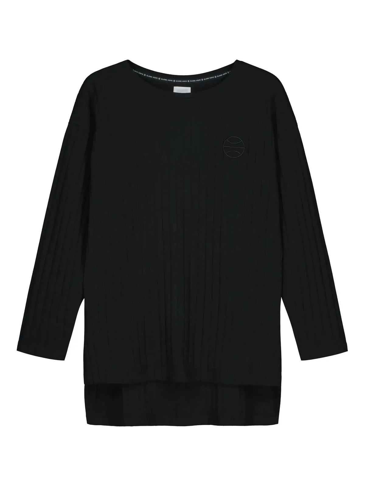 OLOS ribb shirt, black