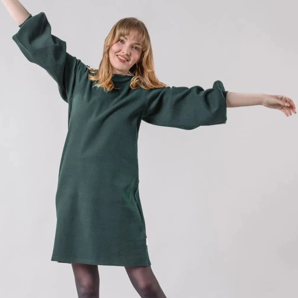 PÄRSKE dress, forest green