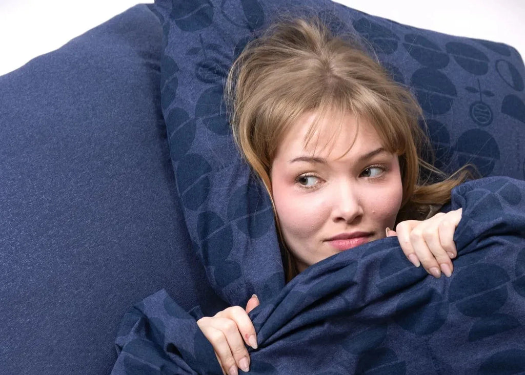 UHKU duvet cover set, navy blue