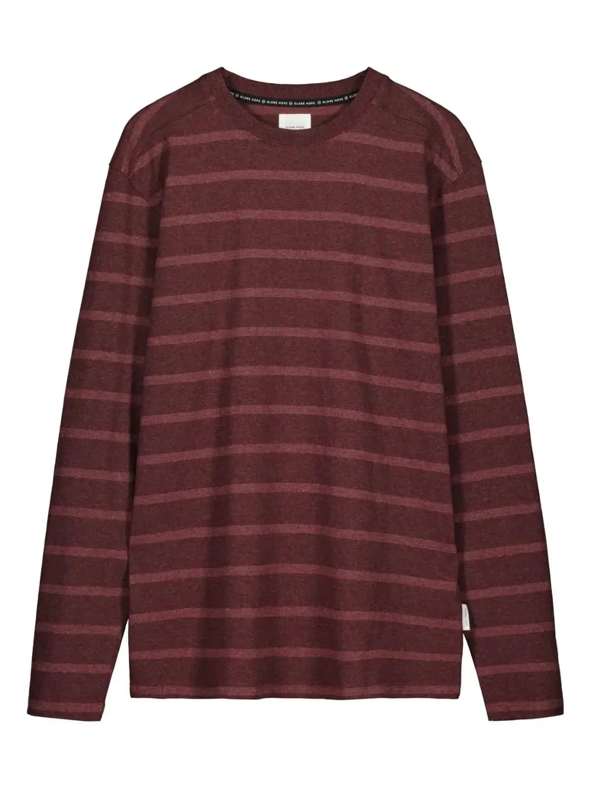 RODOLITTI shirt, burgundy striped