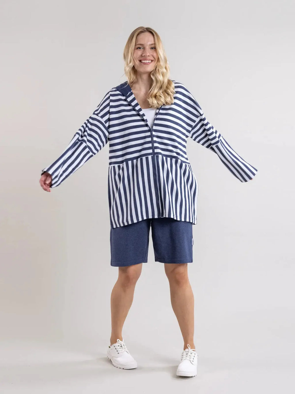 ROISKE hoodie, striped