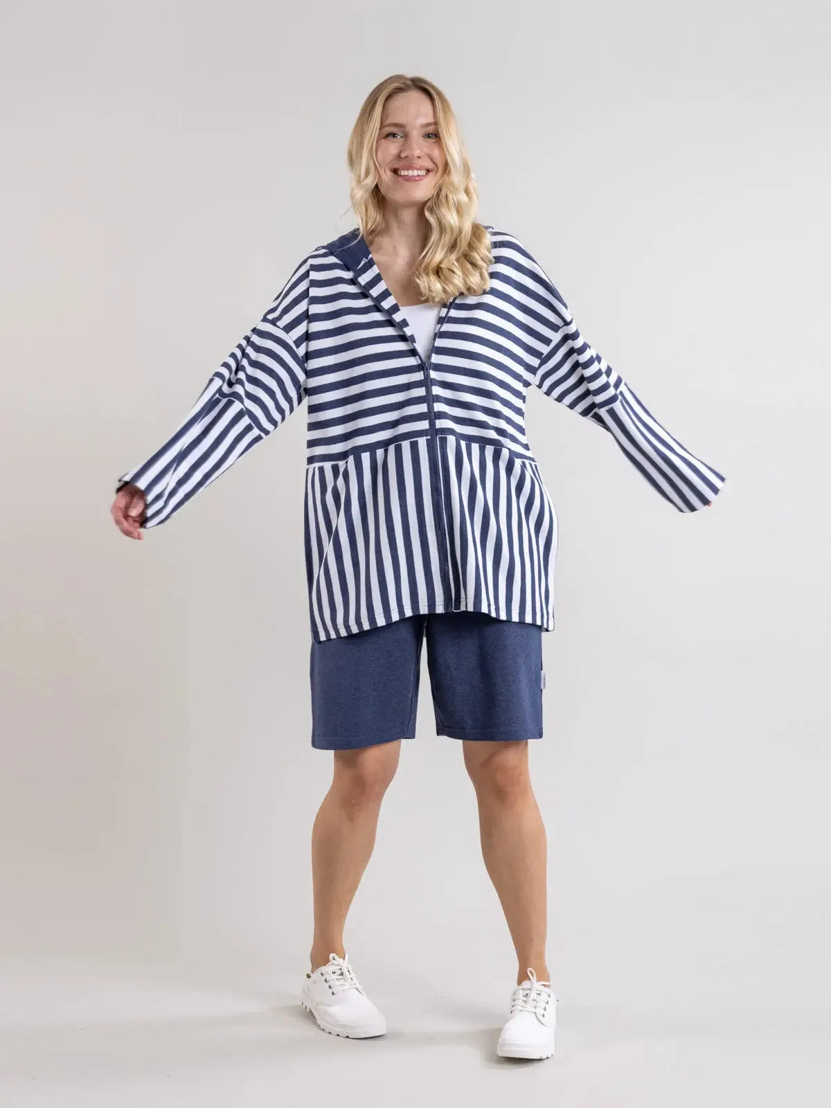 ROISKE hoodie, striped