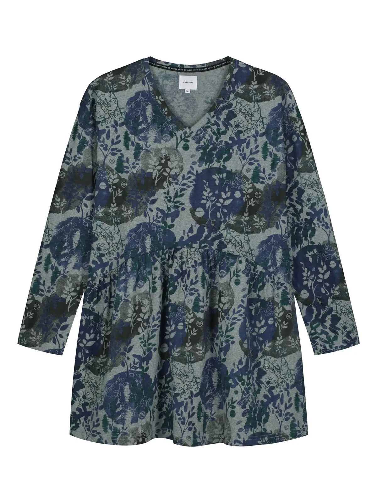 SINERVE tunic, bluish grey