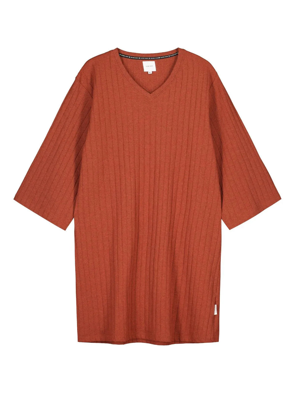 SUVANTO ribbed tunic, mecca orange