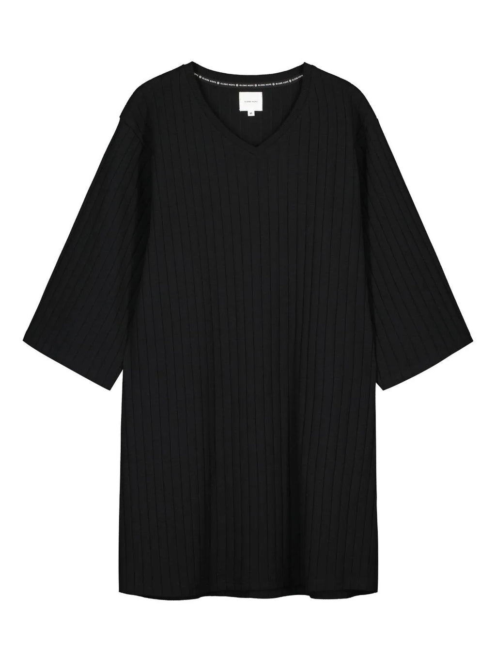 SUVANTO ribbed tunic, black