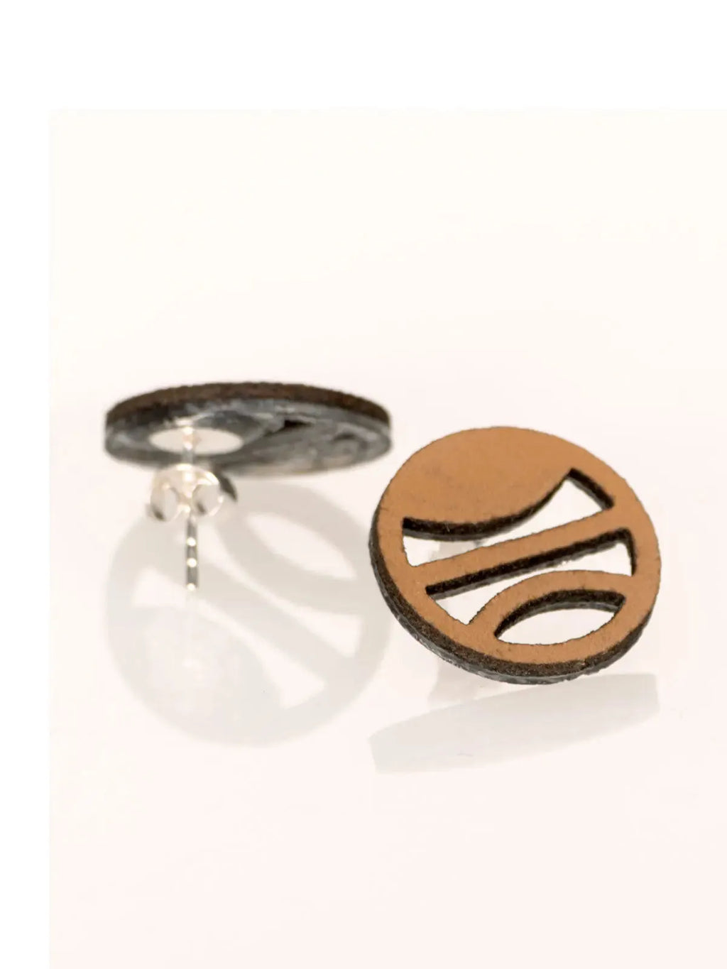 TERRA MINI earrings, brown