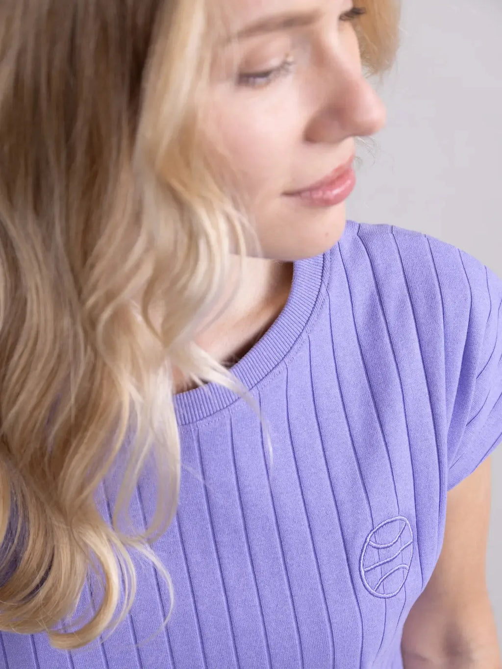 UOMA ribb tunic, purple
