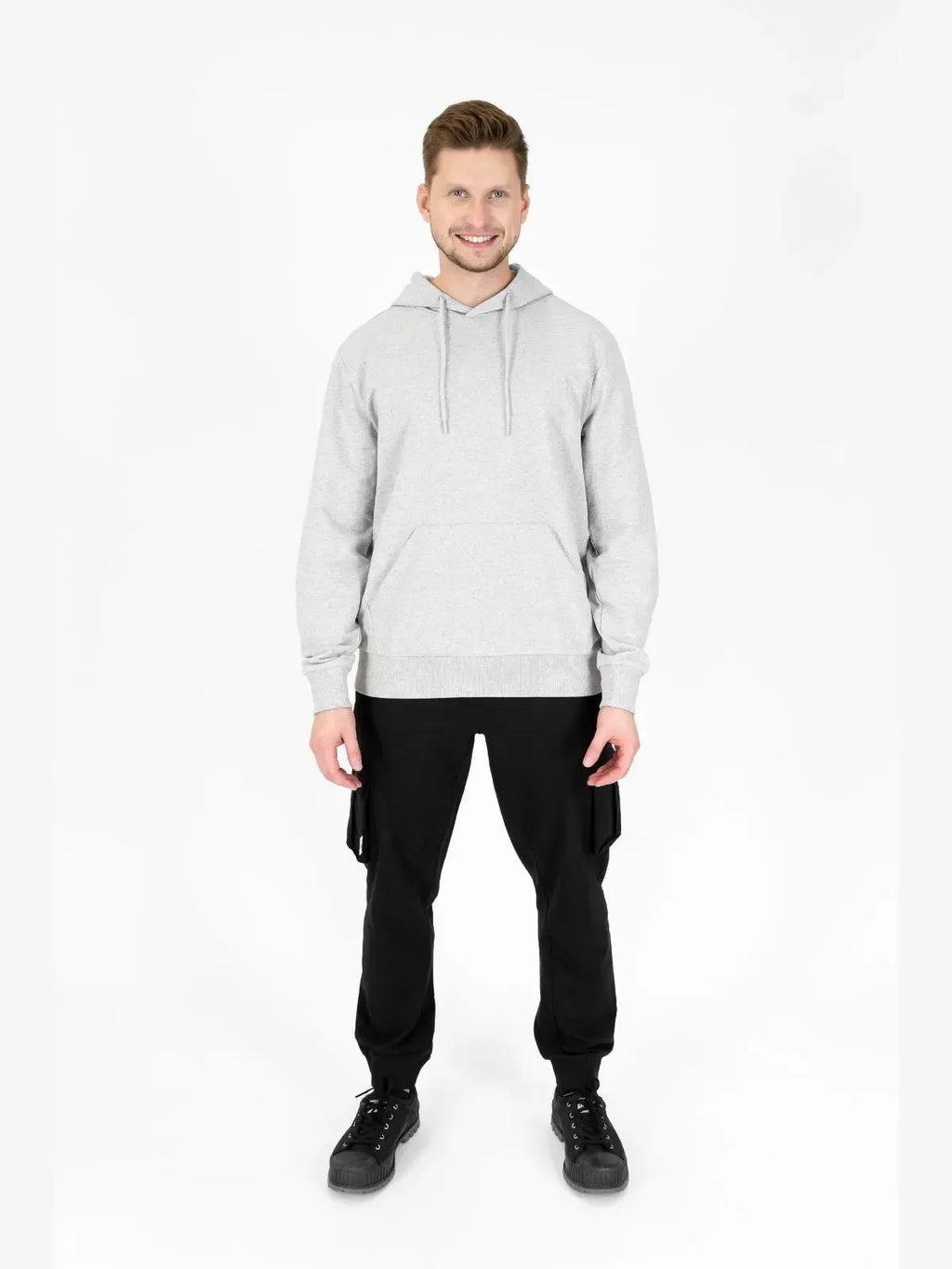VUOLUNEN hoodie, grey melange