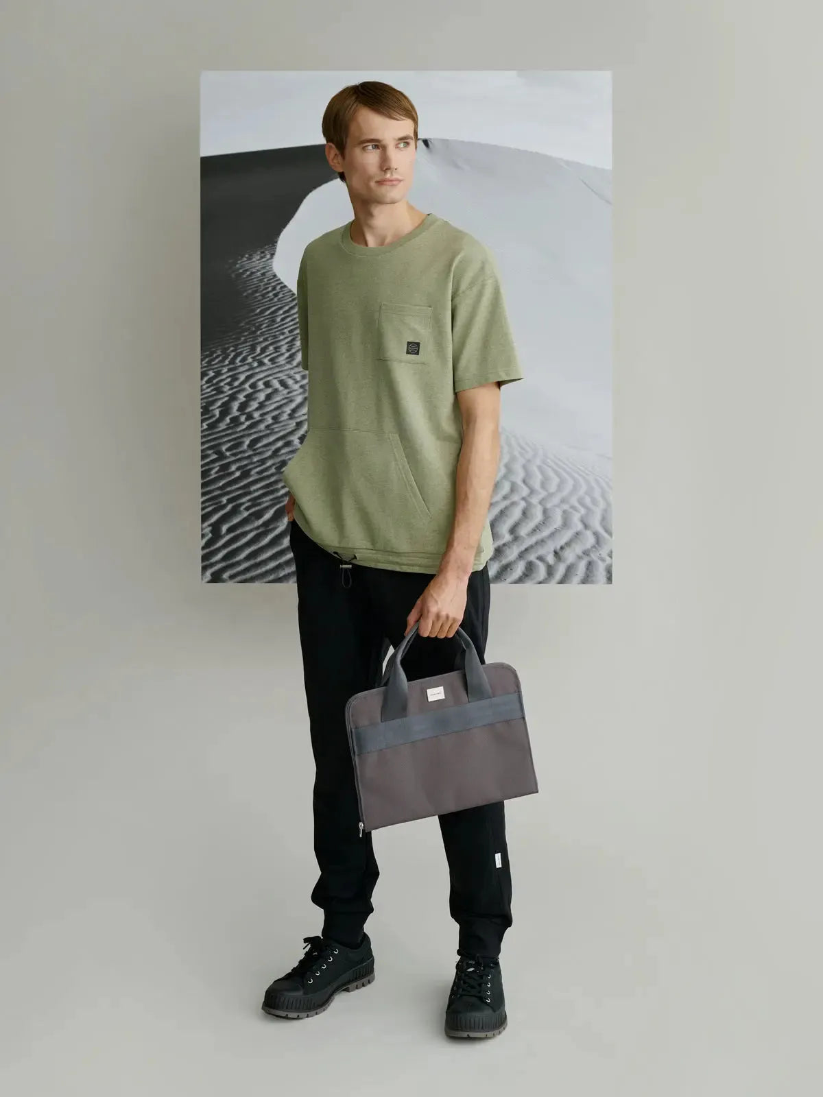 JENKKA laptop case, grey